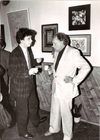 Boris i Lola Djukić, otvaranje Borisove izložbe (1987)
